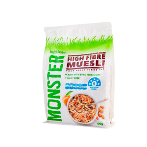 Yến mạch giàu chất xơ High Fibre Muesli hiệu Monster – túi 700g