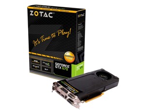 Card đồ họa (VGA Card) Zotac ZT-60301-10P - NVIDIA GeForce GTX 670, GDDR5, 2GB, 256-bit, PCI-E 3.0