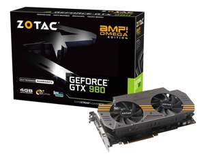 VGA ZOTAC GTX 980AMP! OMEGA 4GB DDR5 256bit