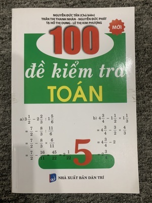 100 Đề Kiểm Tra Toán Lớp 5