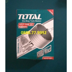 Mũi khoét lỗ hợp kim Total TAC431001, 100mm