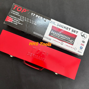 Bộ tuýp 17 cái hệ mét Top KW-S417B-1 (1/2" )