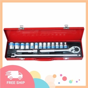 Bộ tuýp 17 cái hệ mét Top KW-S417B-1 (1/2" )