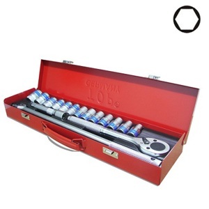 Bộ tuýp 17 cái hệ mét Top KW-S417B-1 (1/2" )
