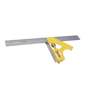 Thước vuông cán cầm nhựa Stanley 46-143 - 12 inch/ 30 cm