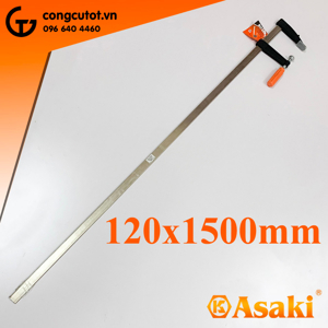 Cảo gỗ chữ F Asaki AK-6258 120x2000mm