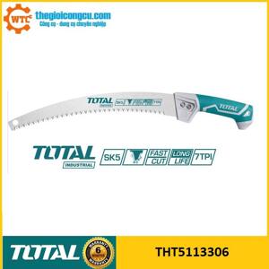 Cưa cành cầm tay lưỡi cong Total THT5113306, 13" (330mm)