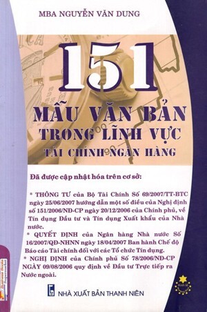 151 mẫu văn bản trong lĩnh vực Tài chính ngân hàng