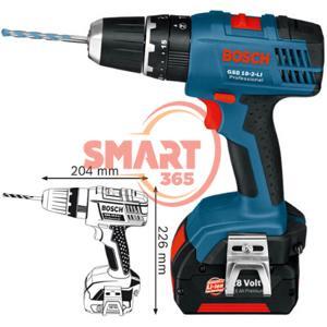 Máy khoan vặn vít động lực dùng pin Bosch GSB 18-2-LI (SET)