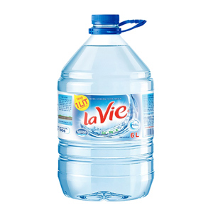 2 bình nước khoáng LaVie 6 lít