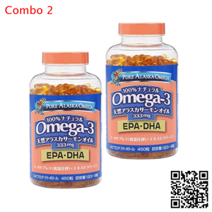 Combo 2 hộp bổ sung Alaska omega 3,6,9 - 100 viên x 2 hộp