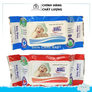 20 gói khăn ướt Baby Wipes 80gr