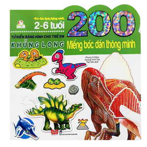 200 miếng bóc dán thông minh – Khủng long