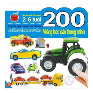 200 miếng bóc dán thông minh - Phương tiện giao thông - Nhiều tác giả