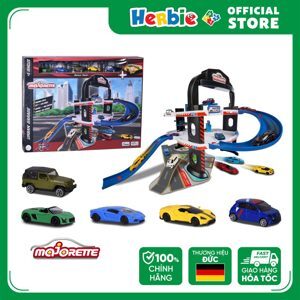 Bộ đồ chơi mô hình 3 tầng Majorette Urban Garage 5 Cars 212059986