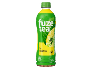 24 chai trà chanh với sả Fuze Tea 450ml