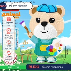 Bộ xếp hình gấu Teddy 3D Crystal Puzzle