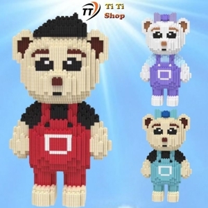 Bộ xếp hình gấu Teddy 3D Crystal Puzzle