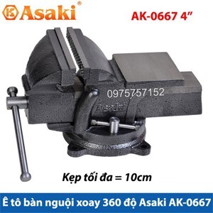 Ê tô bàn nguội Asaki AK-667 (4" )