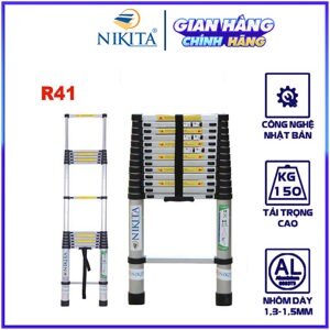 Thang nhôm rút gọn KN-R41 (4.1m )