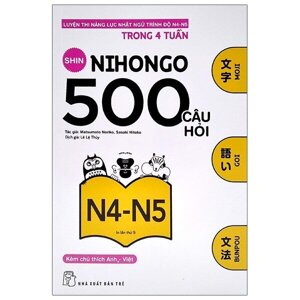 500 Câu Hỏi Luyện Thi Năng Lực Nhật Ngữ - Trình Độ N4 - N5