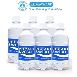 6 chai nước khoáng i-on Pocari Sweat 350ml