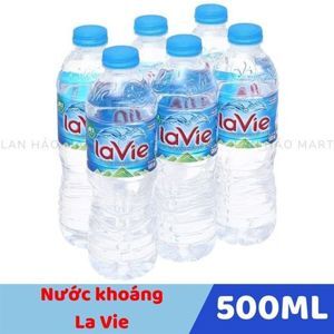 6 chai nước khoáng LaVie 500ml