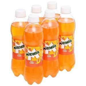 6 chai nước ngọt Mirinda hương cam 390ml