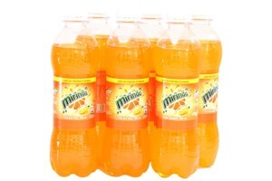 6 chai nước ngọt Mirinda hương cam 390ml