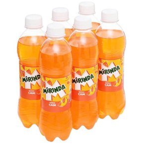 6 chai nước ngọt Mirinda hương cam 390ml