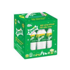 6 chai nước ngọt Sprite hương chanh 390ml