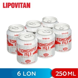 6 lon nước tăng lực Lipovitan mật ong 250ml