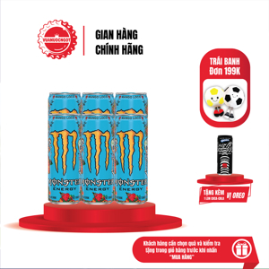 6 lon nước tăng lực Monster Energy 355ml