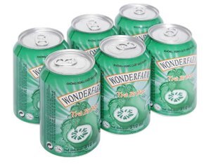 6 lon trà bí đao Wonderfarm 310ml