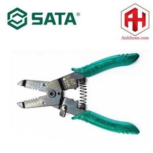 Kềm cắt tuốt dây Sata 91202 7''