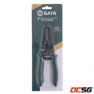 Kềm cắt tuốt dây Sata 91202 7''