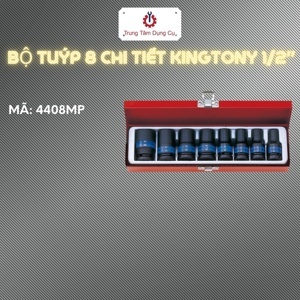 Bộ tuýp 1/2" Kingtony 4408MP- 8 Chi tiết