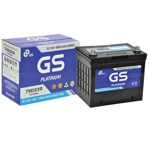 Ắc quy 12V-65Ah GS MF 75D23L