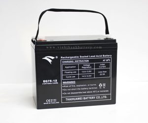 Ắc quy 12V-75Ah EAGLE EG75-12