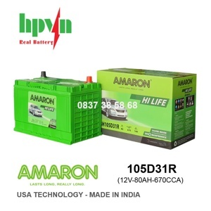 Ắc quy AMARON 105D31R 12V 80Ah