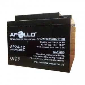 Ắc quy apollo 12v 24ah ap24-12