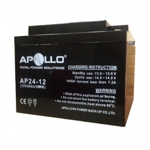 Ắc quy apollo 12v 24ah ap24-12