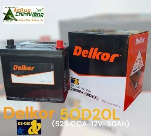 Ắc quy Delkor 12V 50AH 50D20R