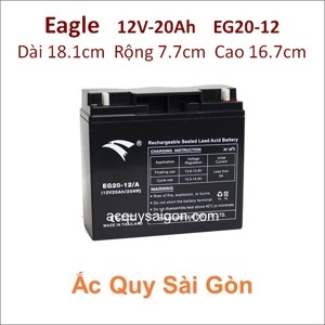 Ắc quy Eagle EG20-12/A - 12V-20Ah