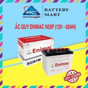 Ắc quy Enimac 12V 60AH N55P