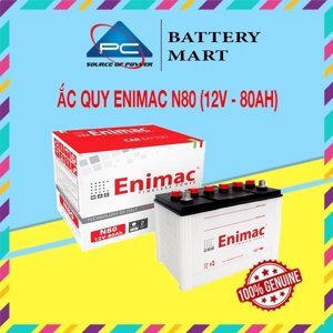 Ắc quy Enimac 12V 80AH N80