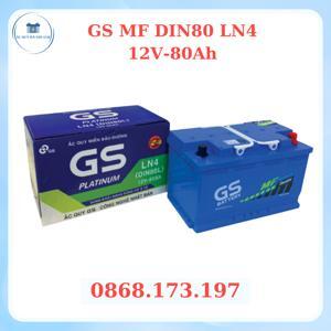 Ắc Quy GS DIN80L-LN4 MF 12V-80AH