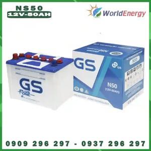 Ắc quy GS nước 12v-50Ah N50E