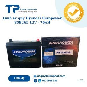Ắc quy Hyundai 85D26L 12V 70AH
