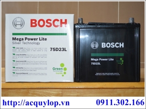 Ắc quy khô Bosch 12V-65Ah (75D23R/L)